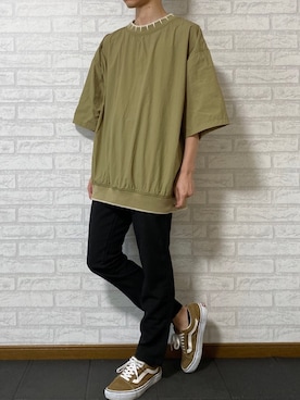 「ブラウン×ブラック」｜「アイテム（その他）」を使った、ERAさん（メンズ・165cm）の夏コーディネート