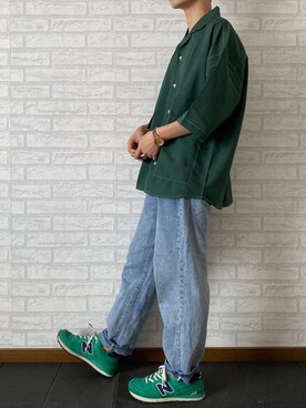 「アイテム（腕時計、ブラウン系）」を使った、ERAさん（メンズ・165cm）の秋コーディネート