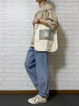 Adidas アディダス のアイテム ベージュ系 を使った人気ファッションコーディネート Wear