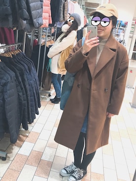 「AMERICAN HOLIC」｜Nana sgskさん（レディース・152cm）の冬コーディネート