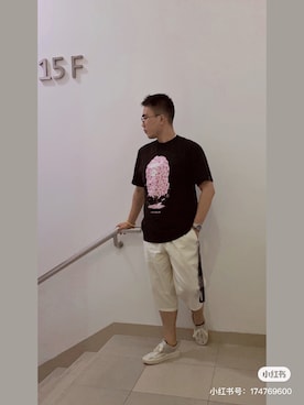 「日系极简」｜权志龙本龙さん（メンズ・180cm）の秋コーディネート