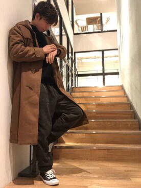 「koe（コエ）のアイテム（ジャケット/アウター）」を使った、shotaさん（メンズ・175cm）の秋コーディネート