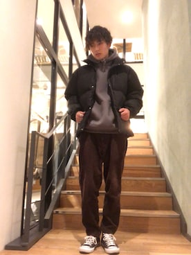 「koe（コエ）のアイテム（その他アウター）」を使った、shotaさん（メンズ・175cm）の秋コーディネート
