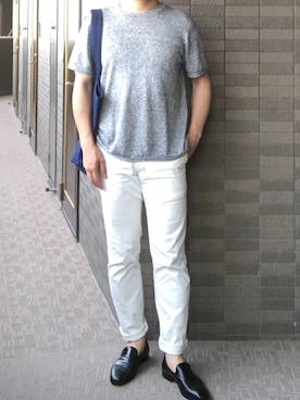 「BARBA（バルバ）のアイテム」を使った、じんさん（メンズ・170cm）の夏コーディネート