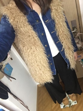 「archives（アルシーヴ）のアイテム（その他アウター）」を使った、gorilla さん（レディース・169cm）の秋コーディネート