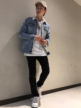 「GOSTAR DE FUGA（ゴスタール ジフーガ）のアイテム（ジャケット/アウター）」を使った、GOSTARDEFUGA_KENSHOさん（メンズ・168cm）の秋コーディネート