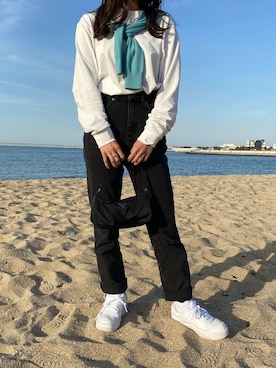 「PRADA（プラダ）のアイテム（バッグ）」を使った、y☺︎さん（レディース・153cm）の春コーディネート