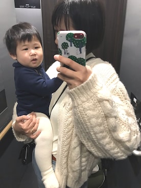 「アイテム（ポーチ）」を使った、kobu☻さん（レディース・169cm）の秋コーディネート