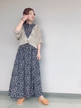 MIKOさん（レディース・153cm）の夏コーディネート