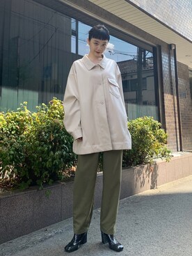 「Kastane」｜「アイテム（カバーオール）」を使った、sophieさん（レディース・157cm）の夏コーディネート