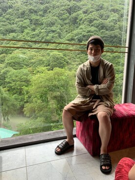 山岡さん（メンズ・165cm）の夏コーディネート