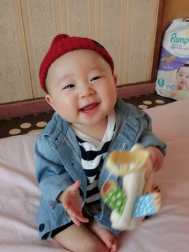 miuさん（キッズ・90cm）の秋コーディネート