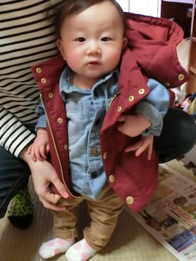 miuさん（キッズ・90cm）の秋コーディネート