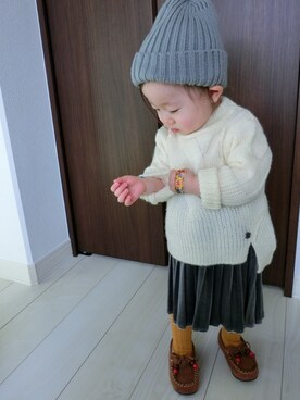 miuさん（キッズ・90cm）の秋コーディネート