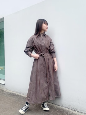 「INella（イネラ）のアイテム」を使った、タカガキチヨリさん（レディース・156cm）の冬コーディネート