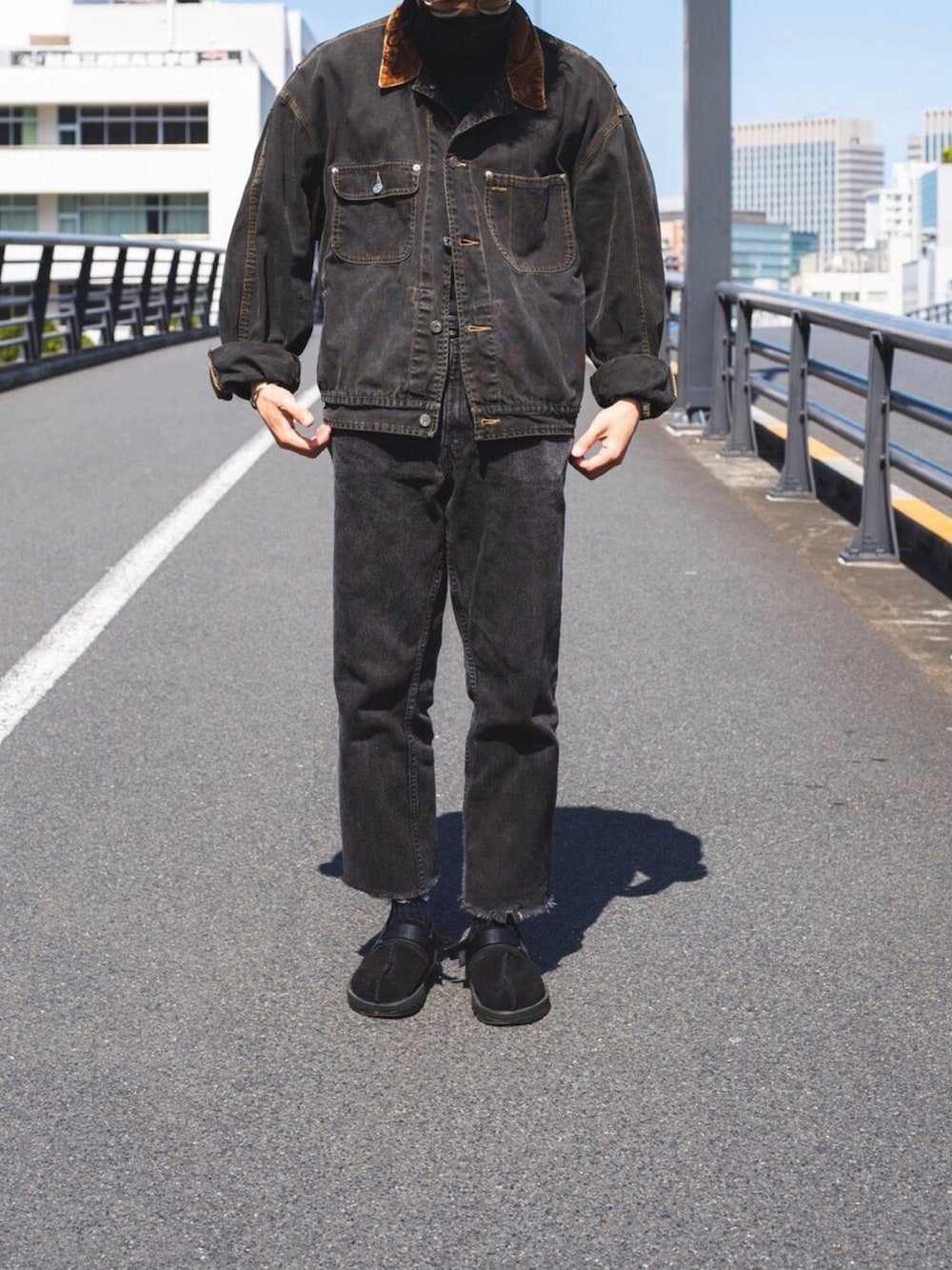 POLO RALPH LAURENのデニムジャケット（ブラック系）を使った人気 