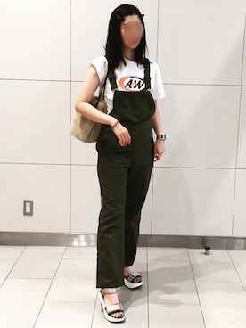 「A&W（エンダー）のアイテム」を使った、スイ suiさん（レディース・165cm）の秋コーディネート