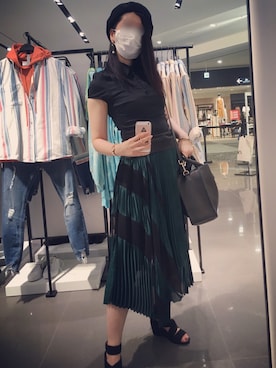 「CABANE de ZUCCa（カバンドズッカ）のアイテム」を使った、スイ suiさん（レディース・165cm）の夏コーディネート