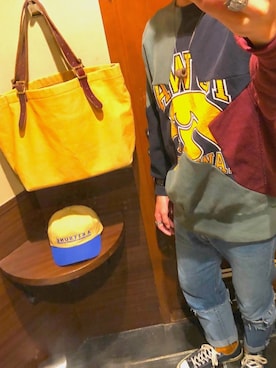 「メゾン キツネ(MAISON KITSUNE)」｜しょーまさん（メンズ・179cm）の秋コーディネート