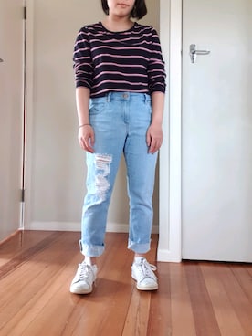 「huffer.（ハファー）のアイテム」を使った、fastfashionrebelさん（レディース・152cm）の秋コーディネート