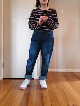「huffer.（ハファー）のアイテム」を使った、fastfashionrebelさん（レディース・152cm）の秋コーディネート