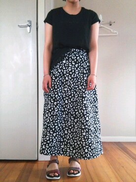 「used mix」｜「アイテム（サンダル）」を使った、fastfashionrebelさん（レディース・152cm）の秋コーディネート