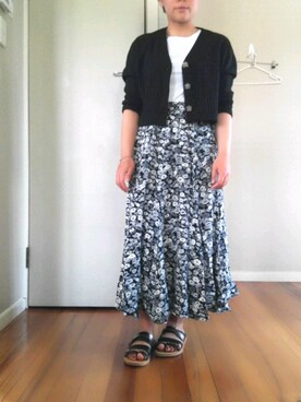 「used mix」｜「アイテム（サンダル）」を使った、fastfashionrebelさん（レディース・152cm）の冬コーディネート