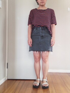 「huffer.（ハファー）のアイテム」を使った、fastfashionrebelさん（レディース・152cm）の冬コーディネート