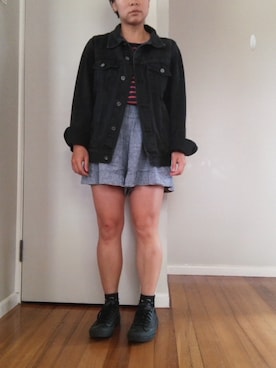 「huffer.（ハファー）のアイテム」を使った、fastfashionrebelさん（レディース・152cm）の冬コーディネート
