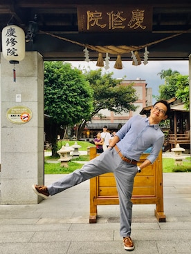 「Sperry   （スペリー）のアイテム」を使った、cooperさん（メンズ・160cm）の秋コーディネート