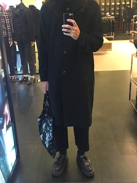 「GEORGE COX（ジョージコックス）のアイテム（その他シューズ）」を使った、rtsさん（メンズ・181cm）の冬コーディネート