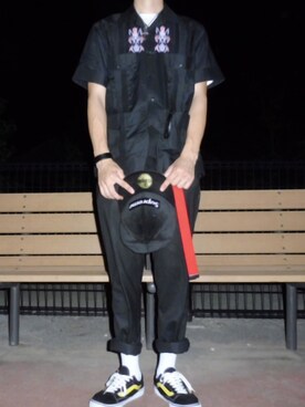 のむきゃんさん（メンズ・170cm）の夏コーディネート