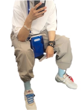 「HERMES」｜「アイテム（財布/小物）」を使った、のむきゃんさん（メンズ・170cm）の夏コーディネート