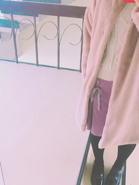 「rps（アールピーエス）のアイテム（その他アウター）」を使った、Mochaso△▽さん（レディース・155cm）の秋コーディネート