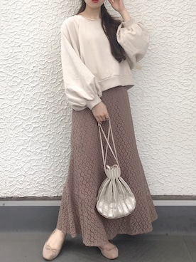 「H&M（エイチ・アンド・エム）のアイテム（バレエシューズ）」を使った、maria.さん（レディース・153cm）の秋コーディネート