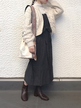 maria.さん（レディース・153cm）の冬コーディネート