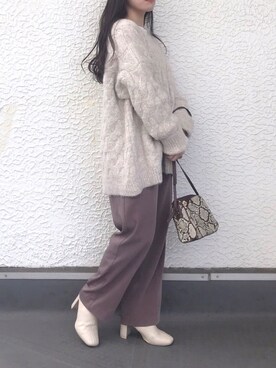 maria.さん（レディース・153cm）の冬コーディネート