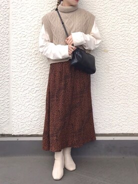 maria.さん(レディース・153cm)の冬コーディネート