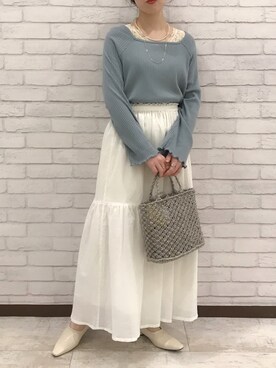 「Crisp（クリスプ）のアイテム（その他シューズ）」を使った、maria.さん（レディース・153cm）の春コーディネート