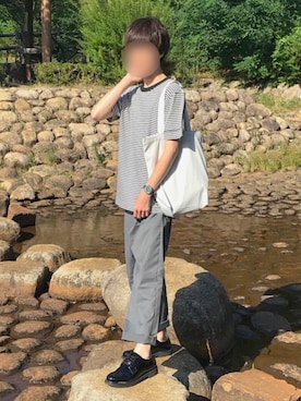 「Clone（クローン）のアイテム」を使った、じいさん（メンズ・172cm）の夏コーディネート