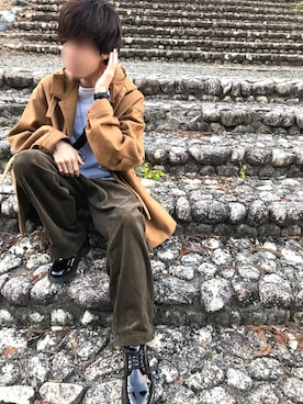「Clone（クローン）のアイテム」を使った、じいさん（メンズ・172cm）の秋コーディネート