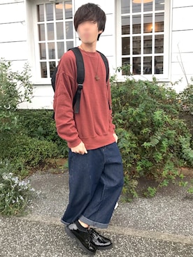 「TROVE（トローヴ）のアイテム（アクセサリー）」を使った、じいさん（メンズ・172cm）の冬コーディネート