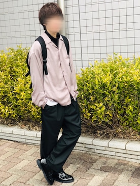 「ビンテージシャツ」｜じいさん（メンズ・172cm）の冬コーディネート