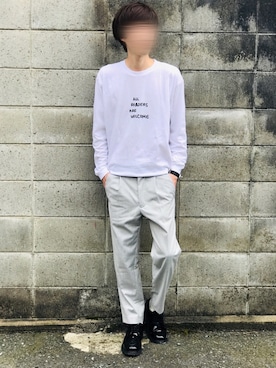 「Clone（クローン）のアイテム」を使った、じいさん（メンズ・172cm）の春コーディネート