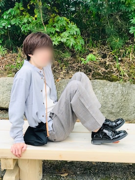 じいさん(メンズ・172cm)の春コーディネート