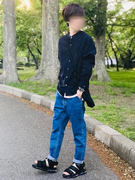 「Clone（クローン）のアイテム」を使った、じいさん（メンズ・172cm）の夏コーディネート