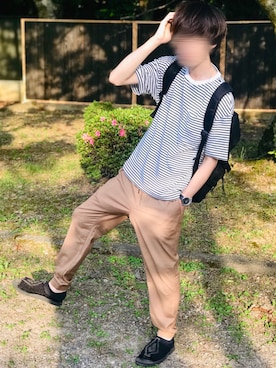 「HARUSAKU CC」｜じいさん（メンズ・172cm）の夏コーディネート