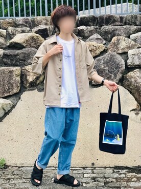 じいさん(メンズ・172cm)の夏コーディネート