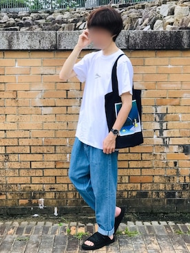 じいさん(メンズ・172cm)の夏コーディネート