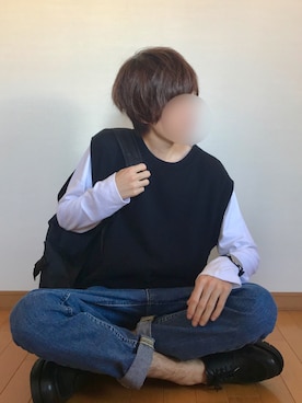 じいさん（メンズ・172cm）の秋コーディネート